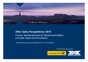 After Sales Perspektiven 2015
