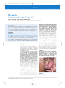 Urethritis. Erregerspektrum, Abklärung und Therapie – Teil 2