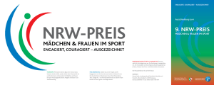 9. NRW Preis - Sportjugend NRW