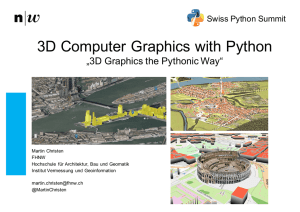 3D Computer Graphics with Python