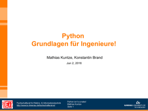 Python Grundlagen für Ingenieure!