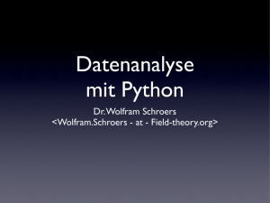 PDF-Datei - Dr. Wolfram Schroers