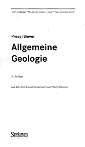 Press/Siever Allgemeine Geologie