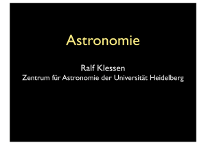 Astronomie - ITA Heidelberg