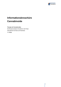 Informationsbroschüre Cannabinoide