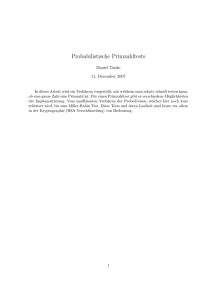 Probabilistische Primzahltests