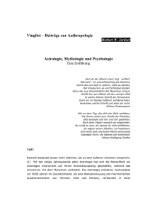 Astrologie, Mythologie, Psychologie