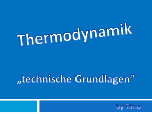 Was ist Thermodynamik - BS-Wiki