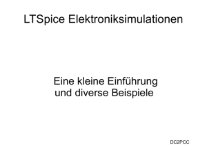 LTSpice Elektroniksimulationen