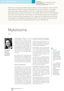 Mykotoxine - ernährungs umschau