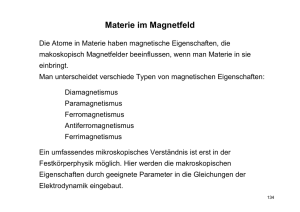 Materie im Magnetfeld
