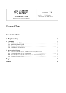 Zeeman-Effekt