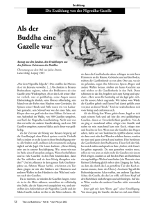 Als der Buddha eine Gazelle war