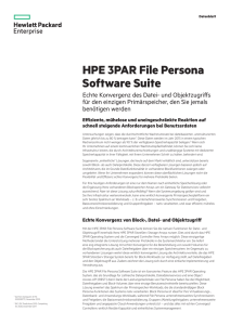 HPE 3PAR File Persona Software Suite