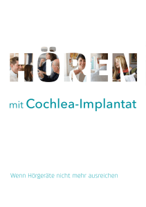 mit Cochlea-Implantat - Deutsches Grünes Kreuz