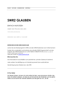 SWR2 GLAUBEN