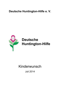 DHH-Infoblatt Kinderwunsch - Deutsche Huntington