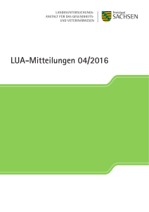 LUA-Mitteilung 04/2016 - Publikationen