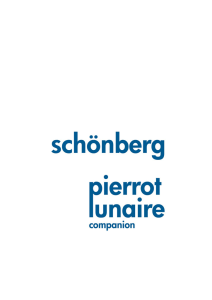 Pierrot lunaire.indb - Arnold Schönberg Center