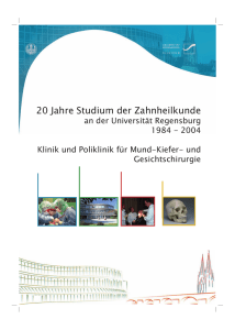 Chronik - Universitätsklinikum Regensburg