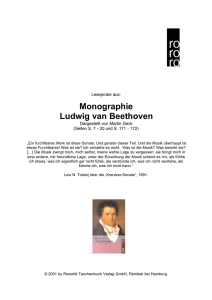 Monographie Ludwig van Beethoven