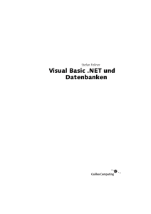 VB.NET und Datenbanken - Leseprobe (Galileo - Die-PC