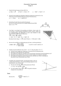 Klassenarbeit Trigonometrie - Mathe