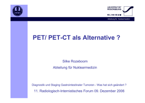 PET/ PET-CT als Alternative ?