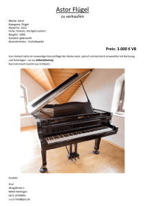 Astor Flügel - Musikschule Biberbach