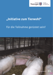 Initiative zum Tierwohl - Thüringer Landesanstalt für Landwirtschaft