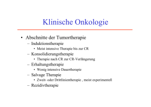 Klinische Onkologie