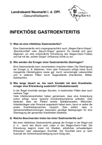 infektiöse gastroenteritis