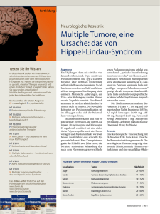 Multiple Tumore, eine Ursache: das von Hippel-Lindau