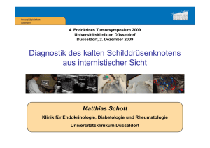 Vortrag als PDF - Universitätsklinikum Düsseldorf
