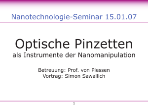 Nanotechnologie-Seminar 5.0 .07