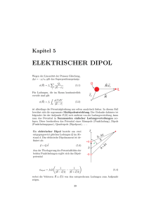 ELEKTRISCHER DIPOL - Fakult at f ur Physik