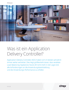 Was ist ein Application Delivery Controller?