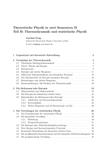 Theoretische Physik in zwei Semestern II Teil B