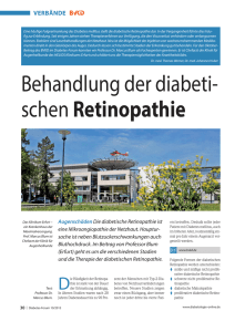 Behandlung der diabeti- schen Retinopathie