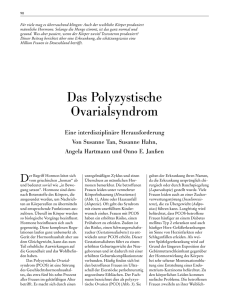 Das Polyzystische Ovarialsyndrom - an der Universität Duisburg