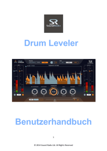 Benutzerhandbuch Drum Leveler