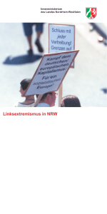 Linksextremismus in NRW