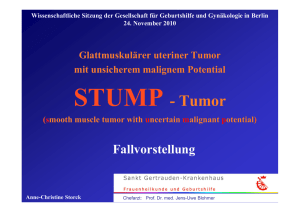 STUMP - Tumor - GGG, Gesellschaft für Geburtshilfe und