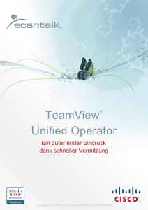 TeamView Unfied Operator