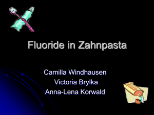 Fluoride in Zahnpasta - Math.-Nat.