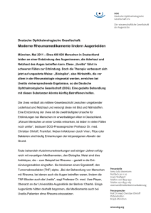Home PM Uveitis - Deutsche Ophthalmologische Gesellschaft