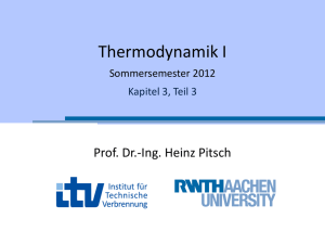 Thermodynamik I