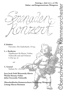 F. Schubert Ouvertüre »Die Zauberharfe