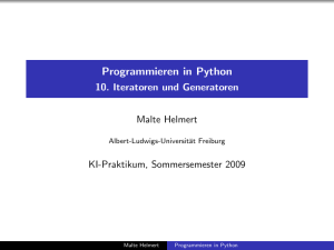Programmieren in Python - Albert-Ludwigs