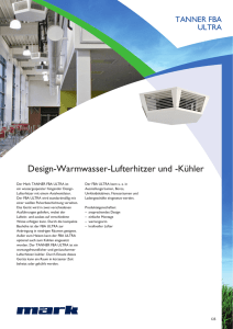 Design-Warmwasser-Lufterhitzer und